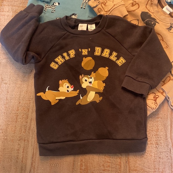 🐻🦓🐿️H&M bundle boys pullover sweaters size 12-18 months - Picture 2 of 9